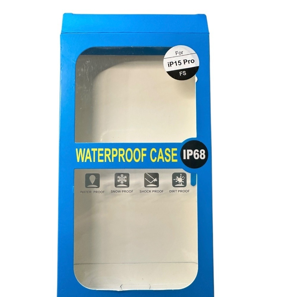 SUPFINE Waterproof Case for iPhone 15 Pro -‎ IP68 Shockproof Snowproof Dirtproof